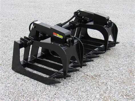 cat skid steer root grapple|skid steer heavy duty grapple.